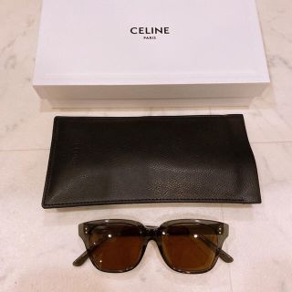 celine - セリーヌ CELINE CL40061F 04 スクエア サングラス 登坂着用