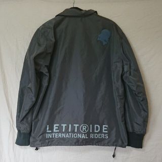 レットイットライド(Let it Ride)のLET IT RIDE バック ロゴ コーチ ジャケット(ナイロンジャケット)