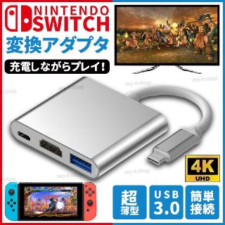 任天堂スイッチ Nintendo Switch TypeC  HDMIアダプタ(その他)