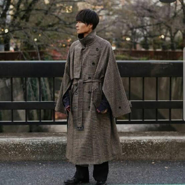 stein 19AW LAY OVERSIZED OVERLAP COAT