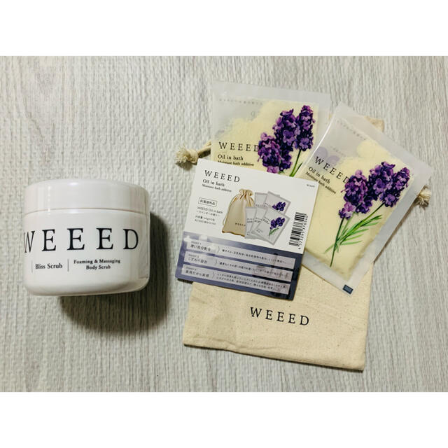 weeed(ウィード) ボディスクラブ 入浴剤付き