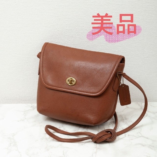 美品】COACH(コーチ)オールドコーチ ショルダーバッグ ブラウン
