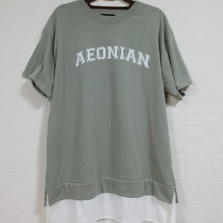 シマムラ(しまむら)のロゴTシャツ　カレッジロゴ　レイヤード　近藤千尋　プチプラのあや　グレイル　GU(Tシャツ(半袖/袖なし))