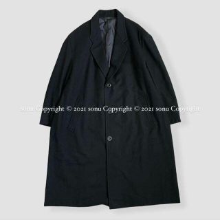 コムデギャルソンオムプリュス(COMME des GARCONS HOMME PLUS)の1980年代 デカオム コムデギャルソン オム ウール ステンカラー コート M(ステンカラーコート)