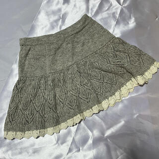 エイチアンドエム(H&M)のH&M グレー　ニットスカート　110サイズ(スカート)