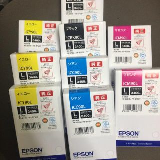 EPSON ICBK90L ICM90L ICC90L ICL90L 4色8本(その他)