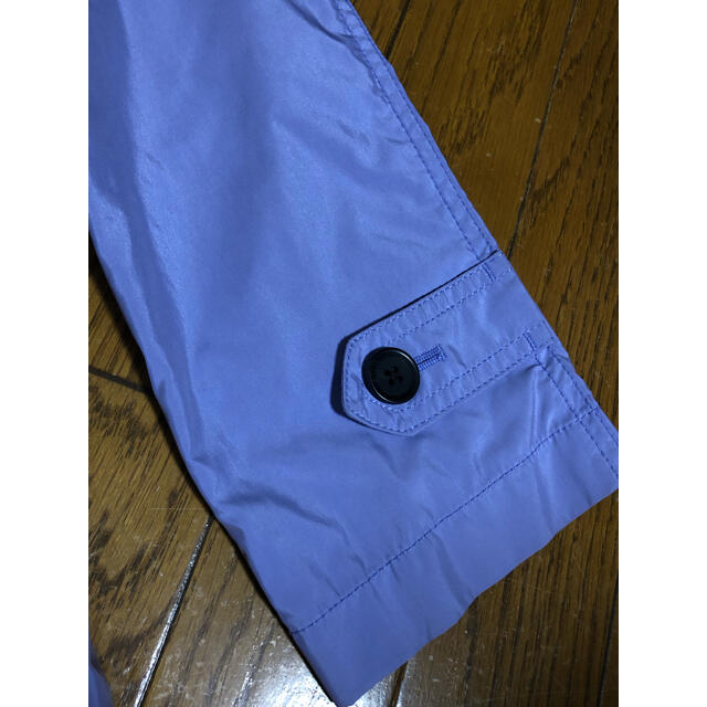 UNIQLO(ユニクロ)のユニクロ　M レインコート　トレンチコート パープル レディースのジャケット/アウター(トレンチコート)の商品写真