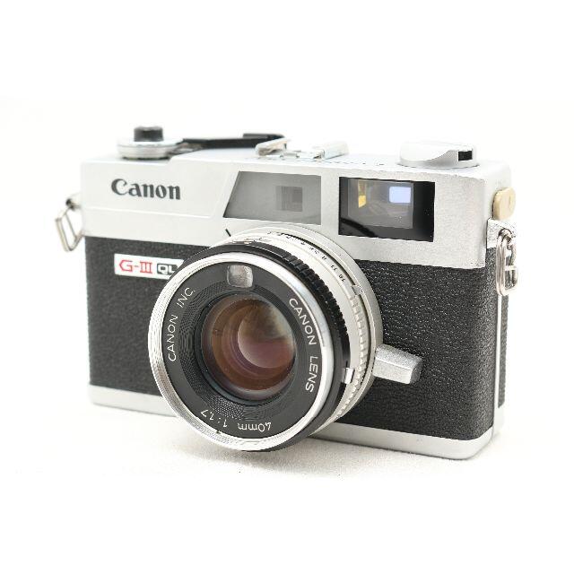 Canon(キヤノン)のCanonet QL17 G-III QL 40mm F1.7　　0560 スマホ/家電/カメラのカメラ(フィルムカメラ)の商品写真