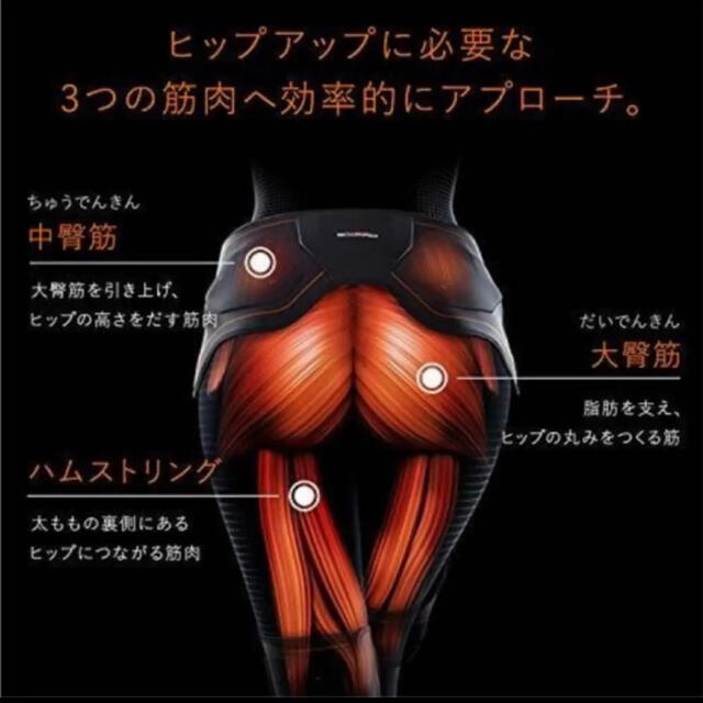 ボトムベルトM＋新品パッド2箱付き スポーツ/アウトドアのトレーニング/エクササイズ(トレーニング用品)の商品写真