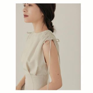 フレイアイディー(FRAY I.D)のL’or drawstring dress(ロングワンピース/マキシワンピース)