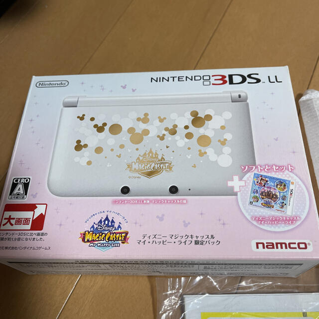 任天堂(ニンテンドウ)のニンテンドー　3ds ll   ディズニーマジックキャッスル本体 エンタメ/ホビーのゲームソフト/ゲーム機本体(携帯用ゲーム機本体)の商品写真