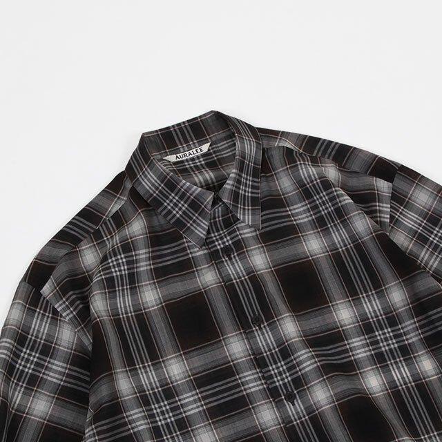 AURALEE 21aw オーラリー WOOL SHIRTS チェックシャツ メンズのトップス(シャツ)の商品写真