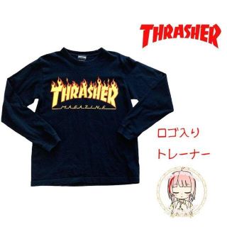 スラッシャー(THRASHER)のスラッシャー デカロゴ スウェット S トレーナー スケーター デカプリント(Tシャツ/カットソー(半袖/袖なし))