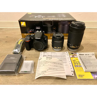 ニコン(Nikon)のNikonデジタル一眼レフカメラ D3500 ダブルズームキット D3500WZ(デジタル一眼)