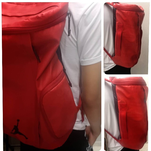 NIKE(ナイキ)のNIKEリュック ジョーダン ジャンプマン 赤 ボックス BOX型 バックパック メンズのバッグ(バッグパック/リュック)の商品写真