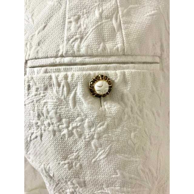 DOLCE&GABBANA 立体テクスチャーボタニカル生地ショートパンツ DOLCE&GABBANA 立体テクスチャーボタニカル生地ショートパンツ