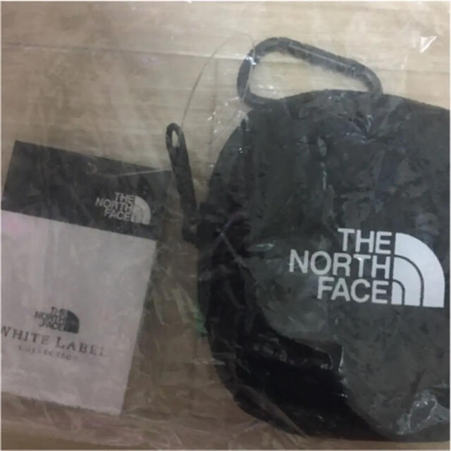 THE NORTH FACE(ザノースフェイス)の【未開封新品】ノースフェイス　ミニポーチ　マルチコインケース　カラビナ付　黒色 レディースのファッション小物(ポーチ)の商品写真