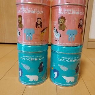 カワイ　肝油　300粒×4缶(ビタミン)