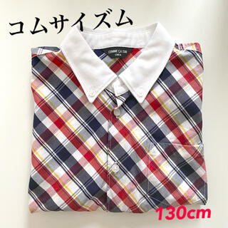 コムサイズム(COMME CA ISM)の【130】子供服　コムサイズム　チェックポロシャツ(Tシャツ/カットソー)