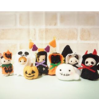 シルバニアファミリー ハロウィン赤ちゃん服セット①の通販 by 小さな