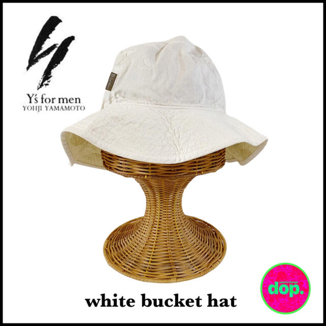 Y's(ワイズ)の▼ Y's for men off-white bucket hat ▼ メンズの帽子(ハット)の商品写真