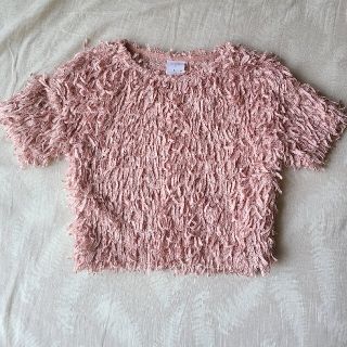 ザラキッズ(ZARA KIDS)のZARA　ザラ 　半袖　フリンジ　トップス　(Tシャツ/カットソー)