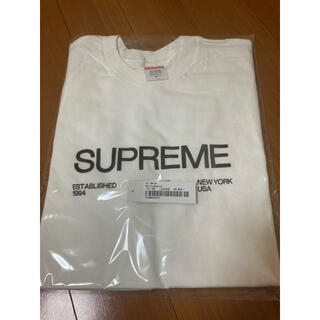 シュプリーム(Supreme)のsupreme est 1994 tee 白 M 新品未使用(Tシャツ/カットソー(半袖/袖なし))