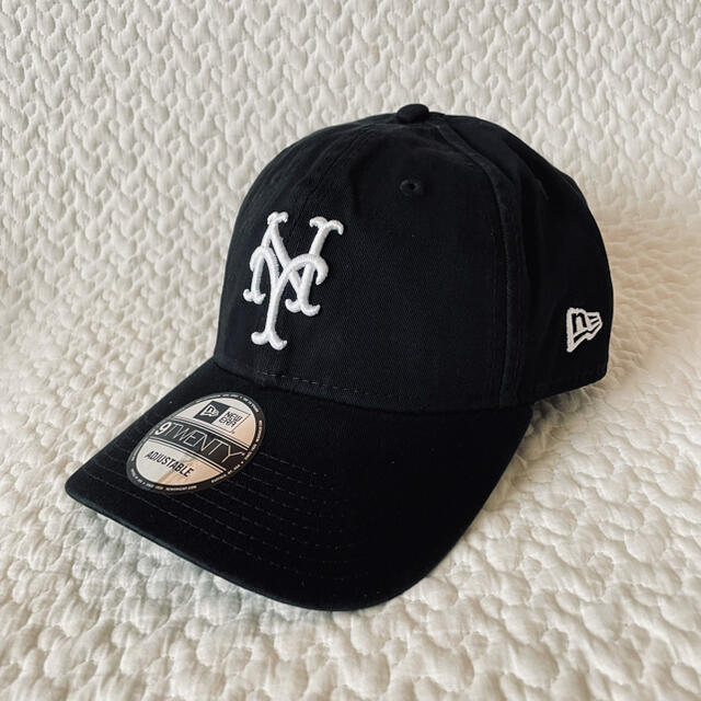 NEW ERA(ニューエラー)の【新品❣️】ニューエラ キャップ ニューヨークメッツ 9twenty 黒 人気 メンズの帽子(キャップ)の商品写真