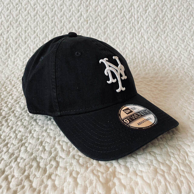 NEW ERA(ニューエラー)の【新品❣️】ニューエラ キャップ ニューヨークメッツ 9twenty 黒 人気 メンズの帽子(キャップ)の商品写真