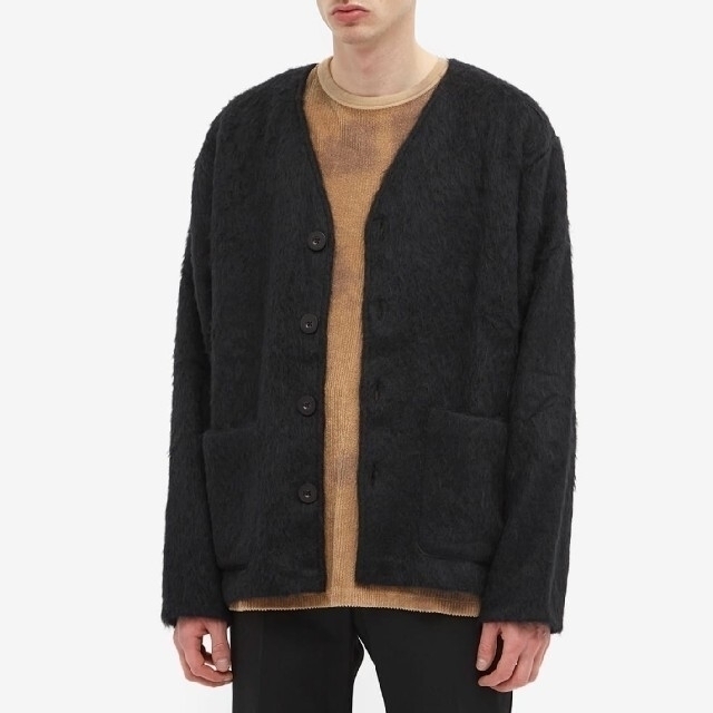 Our Legacy cardigan black mohair 21aw