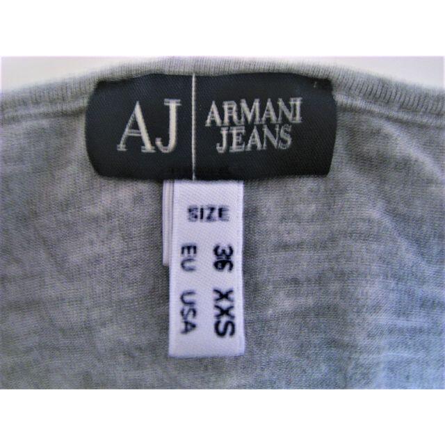 ARMANI JEANS(アルマーニジーンズ)の美品 アルマーニ ジーンズARMANI JEANS 半袖Ｔシャツ／カットソー　c レディースのトップス(カットソー(半袖/袖なし))の商品写真