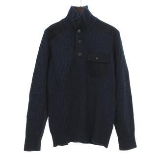 ショット(schott)のショット SCHOTT ニット セーター 長袖 ネイビー S トップス ■SM(ニット/セーター)