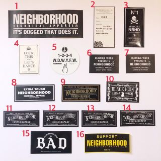 ネイバーフッド(NEIGHBORHOOD)のいしたつ様専用 ステッカー 2,9,13(その他)