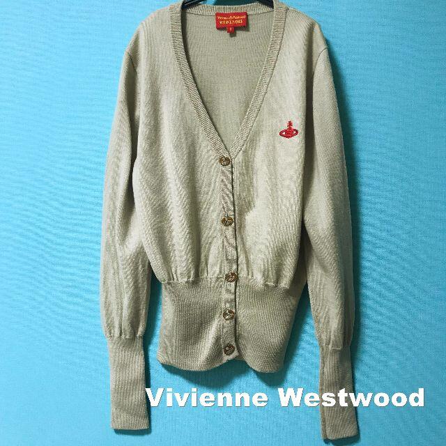 Vivienne Westwood(ヴィヴィアンウエストウッド)の【Vivienne westwood】刺繍ORB ORBボタン カーディガン レディースのトップス(カーディガン)の商品写真
