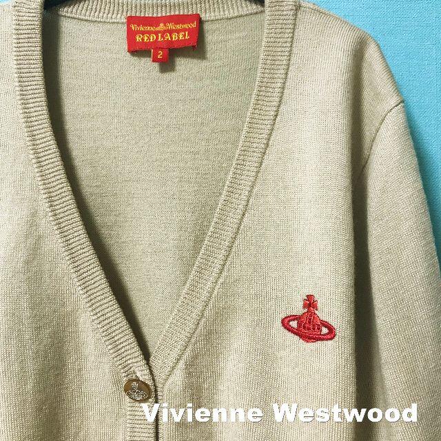 Vivienne Westwood(ヴィヴィアンウエストウッド)の【Vivienne westwood】刺繍ORB ORBボタン カーディガン レディースのトップス(カーディガン)の商品写真