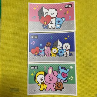 ボウダンショウネンダン(防弾少年団(BTS))のBTS  bt21  デコステッカー　ガム  まとめ売り　ユニバースター(キャラクターグッズ)