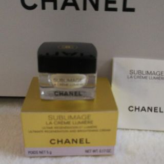 シャネル(CHANEL)のヤマトさま専用    サブリマージュ ラ クレーム ルミエール （サンプル）5g(フェイスクリーム)