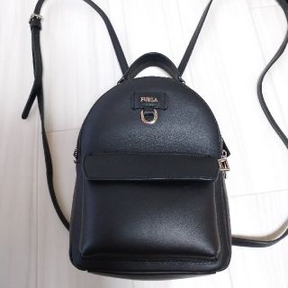 超美品❤︎FURLA レザー　ミニリュック　リュック　ブラック