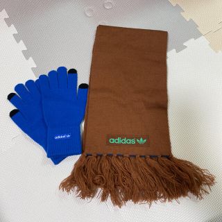 アディダス(adidas)のadidas マフラー&手袋セット(マフラー/ショール)