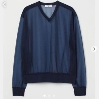 エイチアンドエム(H&M)のトランスペアレントトップス TOGA h&m sサイズ(ニット/セーター)