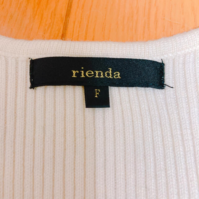 rienda(リエンダ)のrienda 半袖ニット レディースのトップス(ニット/セーター)の商品写真