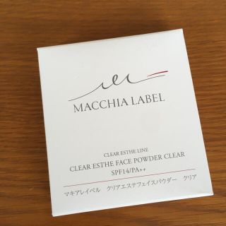 マキアレイベル(Macchia Label)のクリアエステフェイスパウダー＊クリア＊詰め替え用(フェイスパウダー)