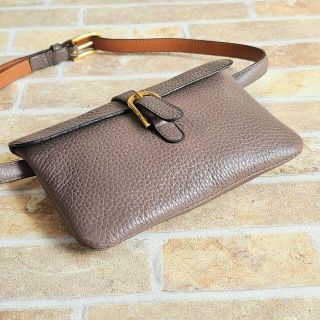 デルボー デルヴォー Delvaux ☆ ウエストバッグ ベルト グレーの通販