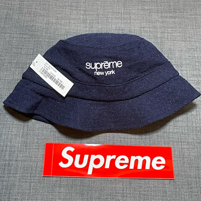 Supreme(シュプリーム)のS/M 紺 SUPREME Classic Logo Terry Crusher メンズの帽子(ハット)の商品写真