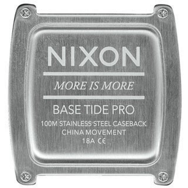 NIXON(ニクソン)のNIXON  THE BASE TIDE PRO  ベースタイドプロ　オレンジ メンズの時計(腕時計(デジタル))の商品写真