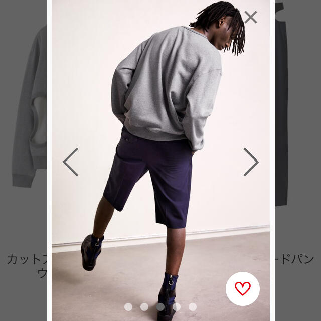 H&M(エイチアンドエム)のToga Archives x H&M  カットアウトディテールスウェットシャツ メンズのトップス(スウェット)の商品写真