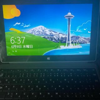 マイクロソフト(Microsoft)の【最安値】surface RT 32G Office 充電器 キーボード付き！(ノートPC)