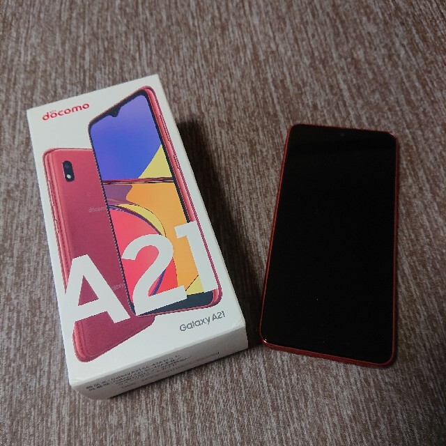 DOCOMO Galaxy A21 レッド SC-42A 64G