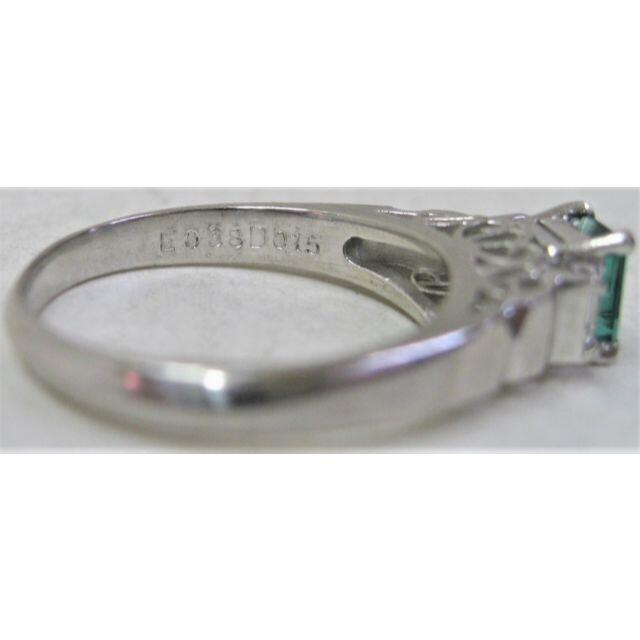 リング(指輪)Pt900プラチナ リング指輪クレサンベール0.38ct ダイヤ0.15ct