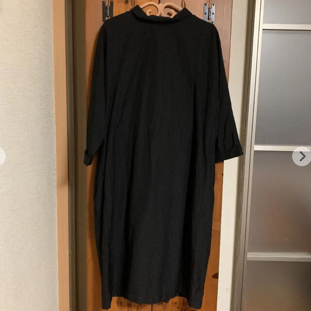 nest Robe(ネストローブ)のネストローブリネンウールタイプライターワンピース レディースのワンピース(ひざ丈ワンピース)の商品写真